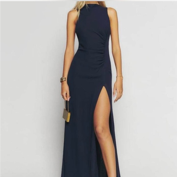 Reformation Dresses & Skirts - Reformation Navy Blue Maxi Dress